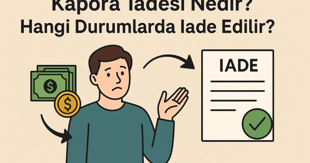 Kapora İadesi